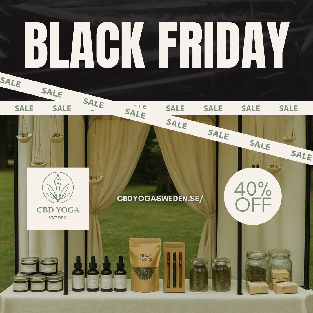 Black Friday 2025 – 40% på hela vårt sortiment